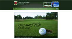 Desktop Screenshot of orchardviewgolf.com